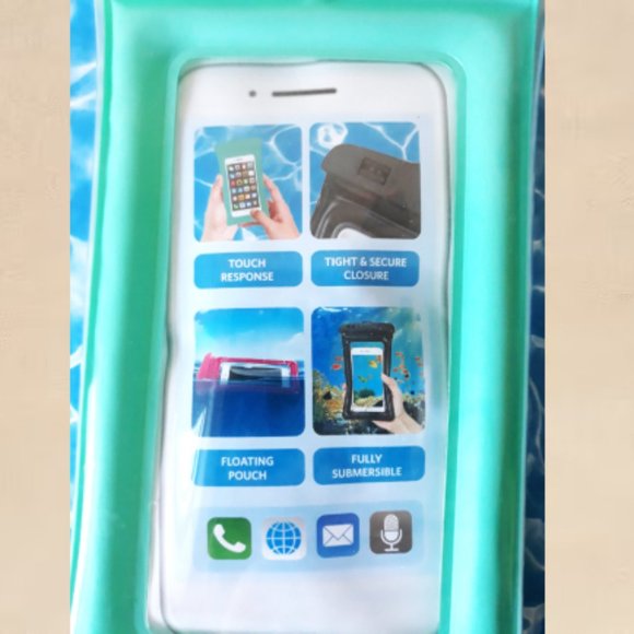 Drypro 100% Waterproof Floating Phone Pouch Includes Strap Protects Smartphones - Picture 4 of 8